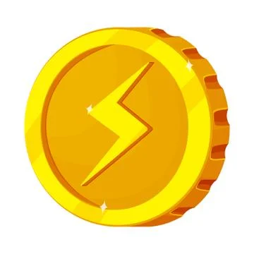 Isolated object of cryptocurrency and coin logo. Collection of cryptocurrency Stock Illustration