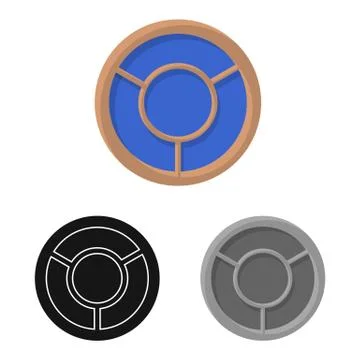 Isolated object of door and front symbol. Set of door and wooden stock vector Stock Illustration