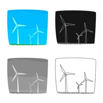 Isolated object of electricity and electric logo. Collection of electricity and Stock Illustration