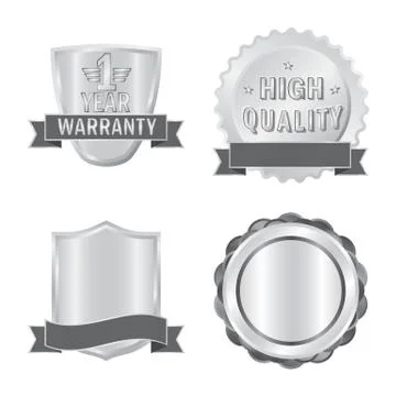 Isolated object of emblem and badge sign. Collection of emblem and sticker Stock Illustration