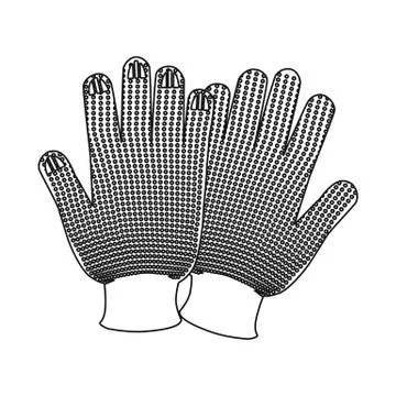 Isolated object of glove and winter sign. Collection of glove and equipment Stock Illustration