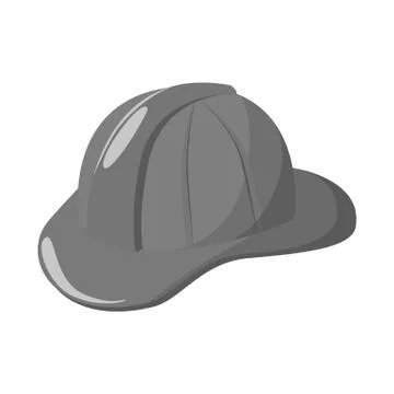 Isolated object of headgear and napper symbol. Set of headgear and helmet vector Stock Illustration
