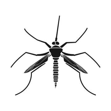 Isolated object of insect and fly symbol. Set of insect and element stock symbol Stock-Illustration