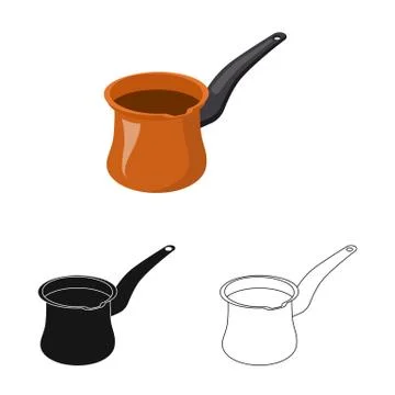Isolated object of kitchen and cook logo. Set of kitchen and appliance stock Stock Illustration