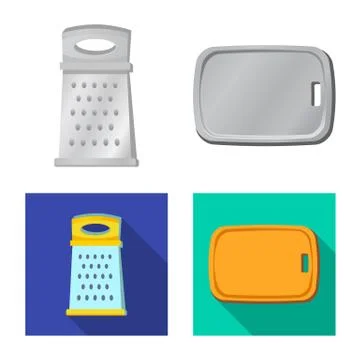 Isolated object of kitchen and cook symbol. Set of kitchen and appliance stock Stock Illustration