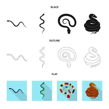 Isolated object of mammal and danger sign. Collection of mammal and medicine Stock-Illustration