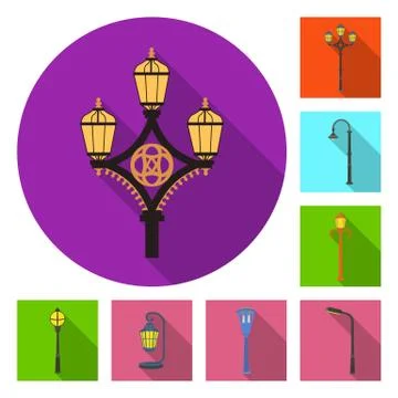 Isolated object of moon and holiday logo. Collection of moon and ramadan stock Ilustração Stock