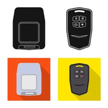 Isolated object of office and house icon. Set of office and system vector icon Stock Illustration