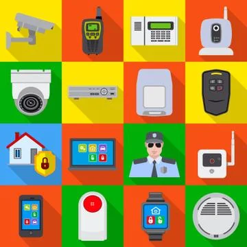 Isolated object of office and house symbol. Collection of office and system Stock Illustration