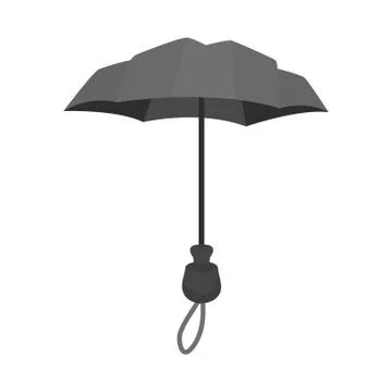 Isolated object of parasol and coverage icon. Collection of parasol and classic Illustrazione stock