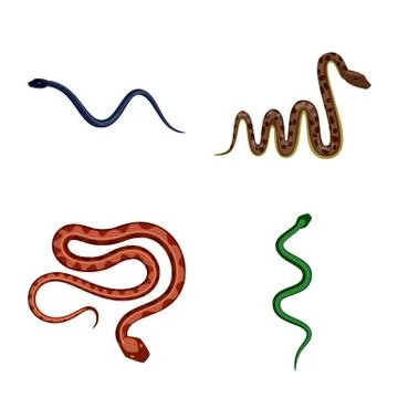 Isolated object of poison and evil logo. Collection of poison and bite vector Stock Illustration