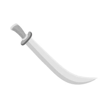 Isolated object of sword  and dagger  sign. Set of sword  and weapon stock sym Stock Illustration