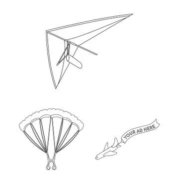 Isolated object of transport and object symbol. Collection of transport and Illustration