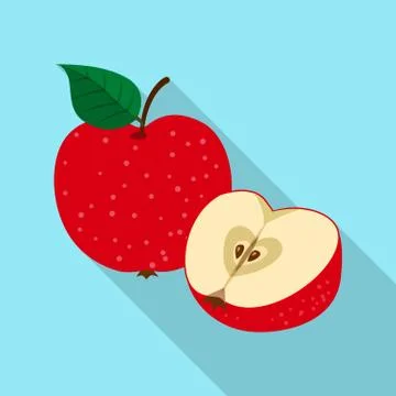 Isolated object of vegetable and fruit icon. Set of vegetable and vegetarian Stock Illustration