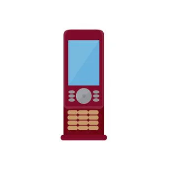 Isolated old cellphone icon Stock Illustration
