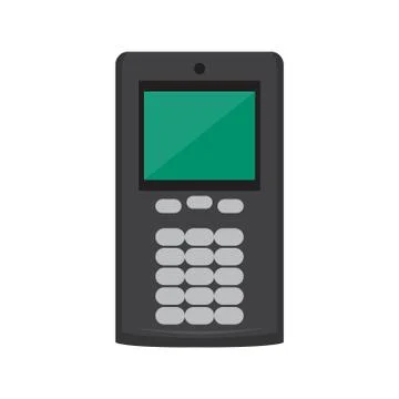 Isolated old cellphone icon Stock Illustration