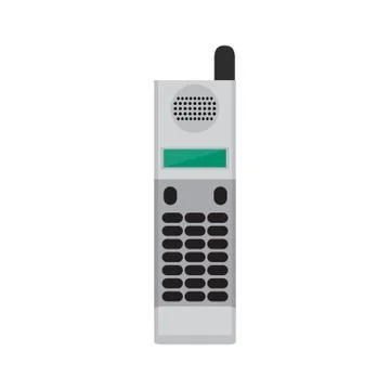 Isolated old cellphone icon Stock Illustration