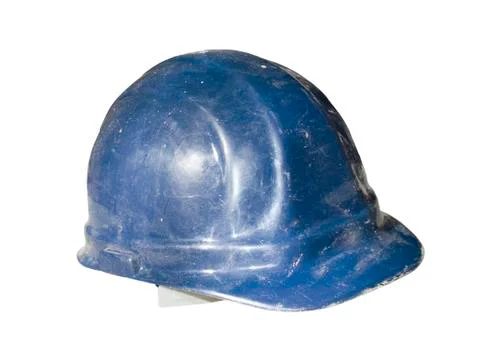 Isolated old hard hat Foto stock