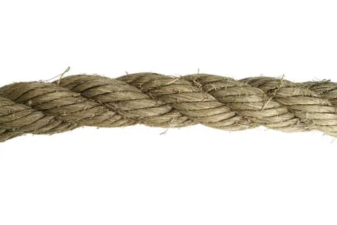 Isolated old rope Stock Photos