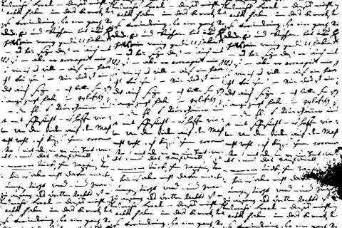 Isolated old writing grunge texture background Stock Illustration