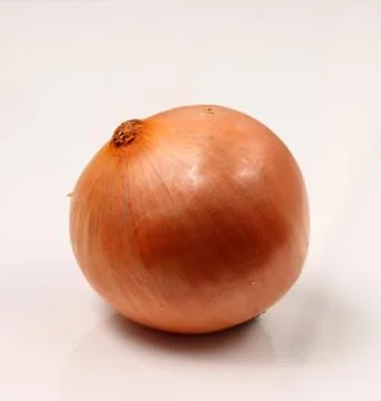 Isolated onion on a white background Stock Photos