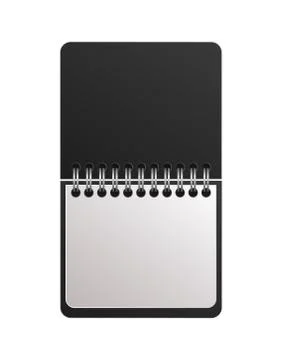 Isolated open mockup notebook vector design Stock Illustration