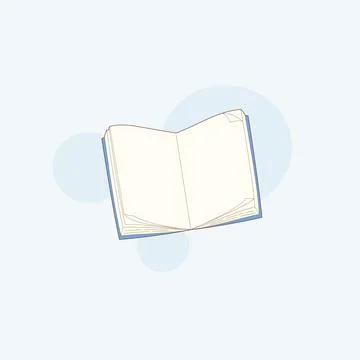 Isolated open notebook symbol Stock Illustration