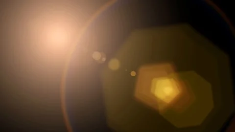 Isolated orange, yellow light rays animation. Shine or sun Stock Footage 116022766
