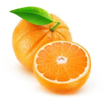 Isolated oranges Stock Photos