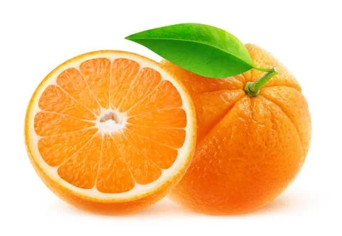 Isolated oranges Foto stock
