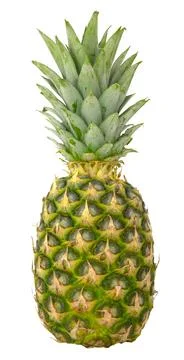 Isolated Organic Pineapple Stock Photos