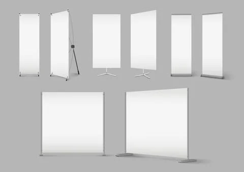 Isolated outdoor billboard with empty space vector Illustrazione stock
