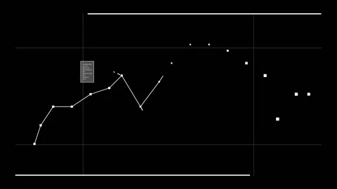 Isolated overlay infographic element - linear with callouts. Isolated. Stock Footage 115900687