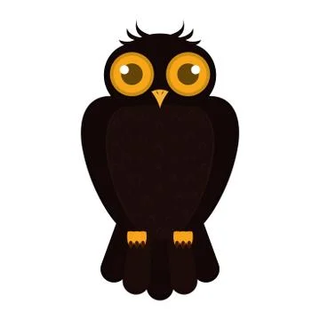 Isolated owl icon Stock Illustration