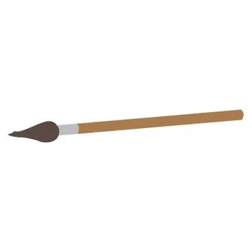 Isolated paint brush Stock Illustration
