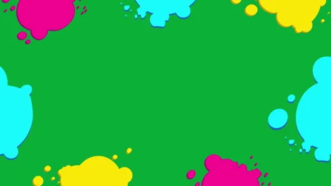 Isolated paint frame Stock Footage 246474280