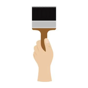 Isolated paint home Stock Illustration