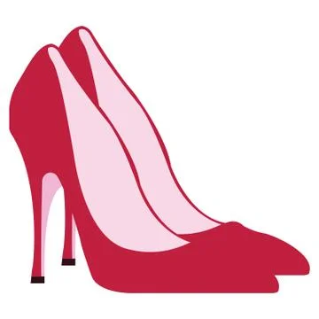 Isolated pair of shoes Stock Illustration