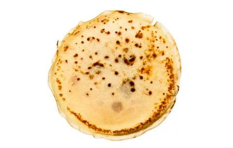 Isolated pancake Stock Photos