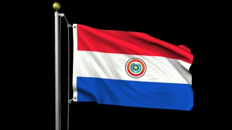 Isolated Paraguay Stock Footage 418276