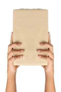 Isolated parcel Foto stock