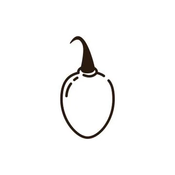 Isolated passion fruit icon line vector design Stock Illustration