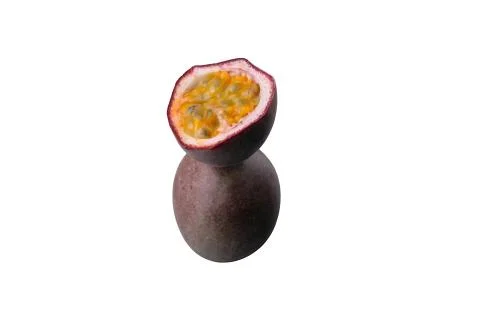 Isolated passion fruit Stock Photos