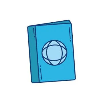 Isolated passport icon vector design Stockillustratie