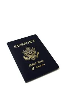 Isolated passport Stock Photos