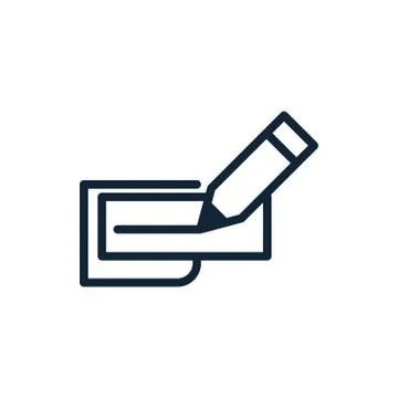 Isolated pen and note vector design Stock Illustration