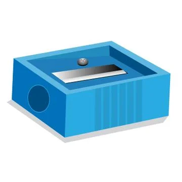Isolated of pencil sharpener - vector illustration Stock Illustration