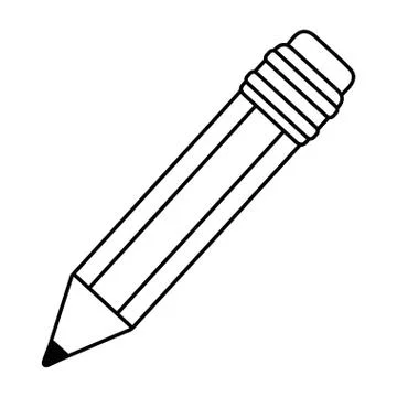 Isolated pencil tool design vector illustrator Stock Illustration