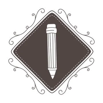 Isolated pencil tool design vector illustrator Stock Illustration