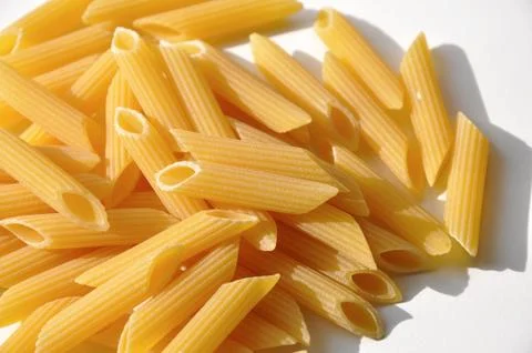 Isolated penne Stock Photos